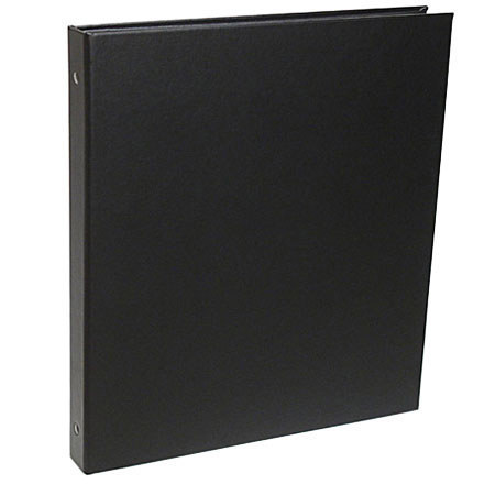 Pina Zangaro Rossano 3 Ring 8.5x11" Binder, Black