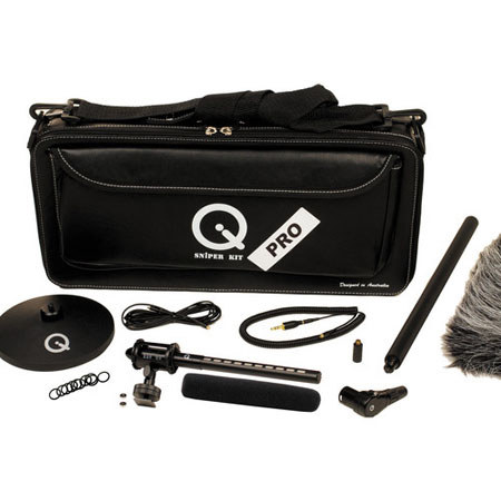 Que Audio Sniper Pro Microphone Kit, Includes Q Mini Shotgun Pro Microphone