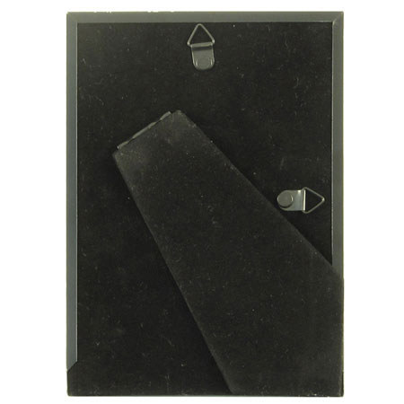 Quadro Designs Black Sliding Metal Frame, For a 4x6" Photo, Color: Black.