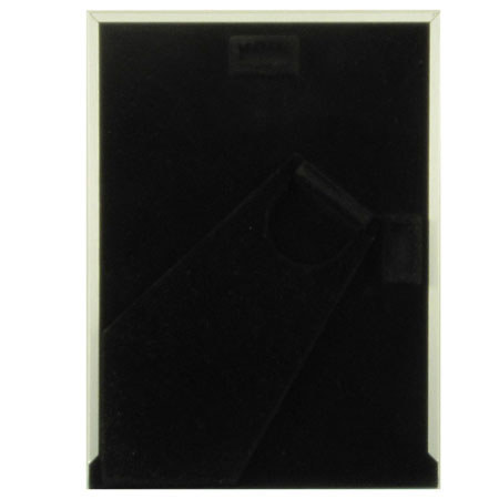 Quadro Designs Sliding Metal Frame for 5x7" Photo, Color: Silver.