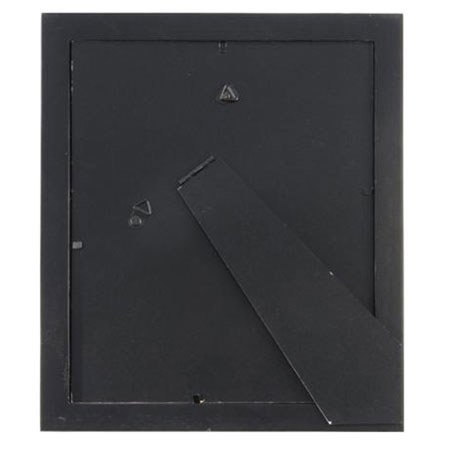 Quadro Designs 301 Flat Basic Series Wood Frame Holds 8x10" Photos - Black