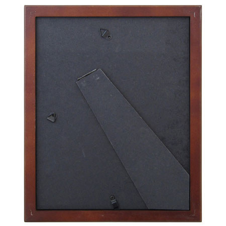 Quadro Designs Sidetrax 8x10 Wood Frame Matted to 5x7", Color: Brown