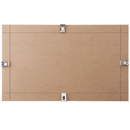 Quadro Designs Clip Gallery Pack, Holds 9x15" Matted to 5x7", Glass, 4 Pack.