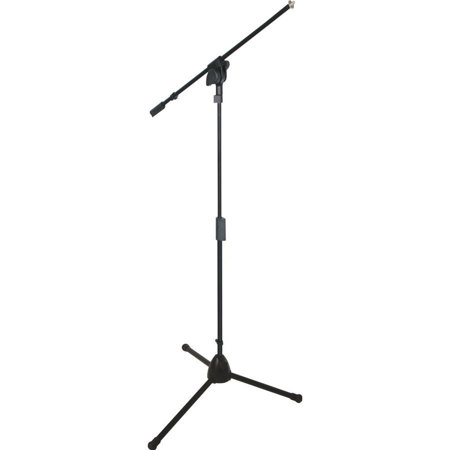 Quik Lok A-512 Pro Series Heavy-Duty Tripod-Base Mic Stand with Fixed Boom