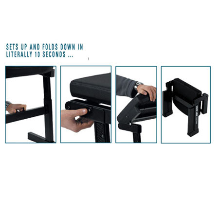 Quik Lok Rapid Set-up Height Adjustable Seat for Musician