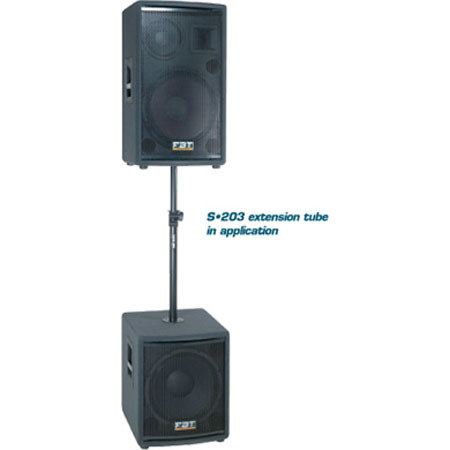 Quik Lok 28.7 to 44" Adjustable Subwoofer-Mounted Speaker Pole