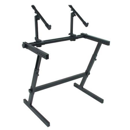 Quik Lok Double Tier Height Adjustable Keyboard Stand