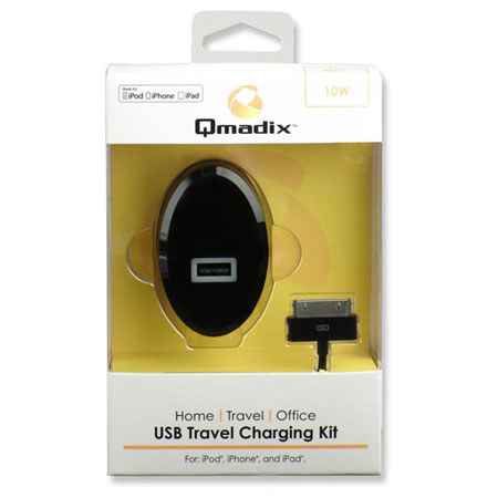 Qmadix USB Travel Charging 2.1 Amp Kit