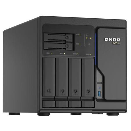 Qnap TS-h686 6-Bay QuTS hero NAS Enclosure, Xeon D-1602 2-Core, 8GB ECC RAM