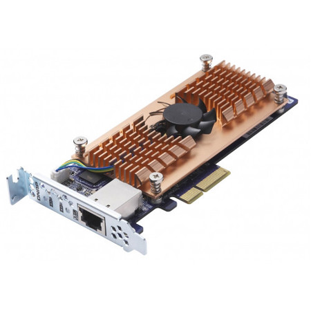 Qnap QM2 Dual NVMe M.2 2280 PCIe SSD, One 10GBASE-T 10GbE Network Expansion Card