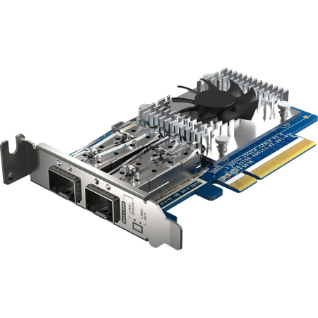 QNAP QXG-25G2SF-CX6 Dual-Port PCIe Gen4 x8 Network Expansion Card