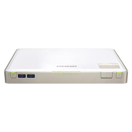 Qnap TBS-453DX 4-Bay M.2 SATA SSD NASbook, Intel Celeron J4105, 8GB DDR4 RAM