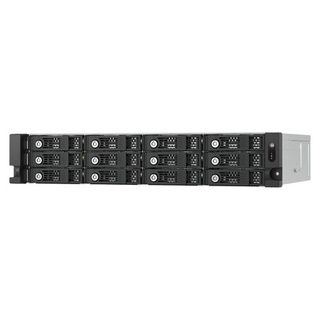 QNAP TL-R1200PES-RP 12-Bay JBOD 2U Rackmount NAS Enclosure, Diskless