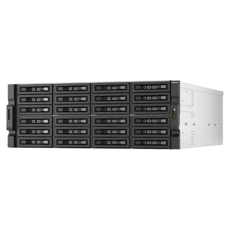 QNAP TL-R2400PES-RP 24-Bay JBOD 4U Rackmount NAS Enclosure, Diskless