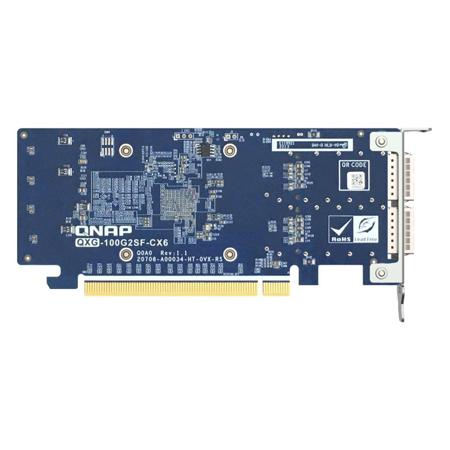 Qnap QXG-100G2SF-CX6 Dual-Port QSFP28 100GbE Network Expansion Card