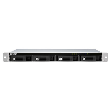 QNAP TR-004U 4-Bay USB 3.2 Gen 1 Type-C 1U Rackmount RAID Expansion Enclosure, Diskless