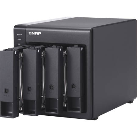QNAP TR-004 エンクロージャ WD Red 3TB × 4台セット Qnap TR-004 4-Bay USB 3.0 Type-C Hardware RAID Enclosure DAS TR-004-US