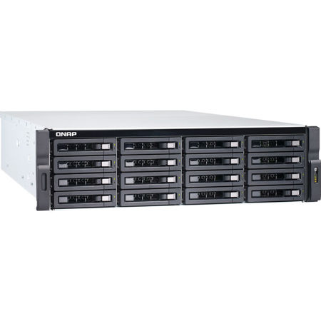 Qnap TS-1673U-RP 3U 16-Bay NAS Enclosure/iSCSI IP-SAN, 64GB RAM, Redundant PSU