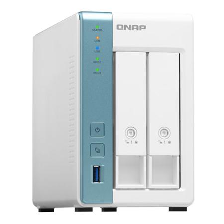 Qnap TS-231P3 2-Bay Private Cloud NAS, Annapurna Alpine AL314 Quad-Core, 2GB RAM