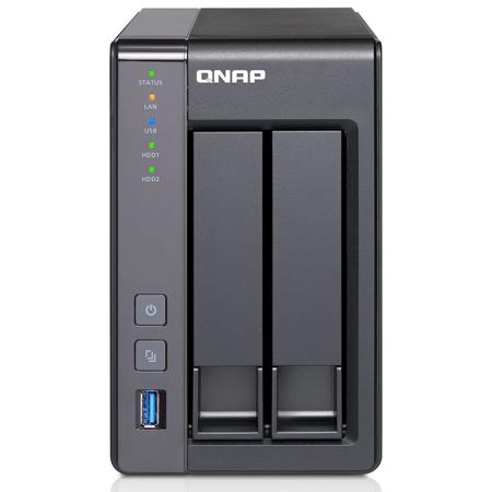 Qnap TS-251+ 2-Bay Personal Cloud Tower NAS, 8GB RAM