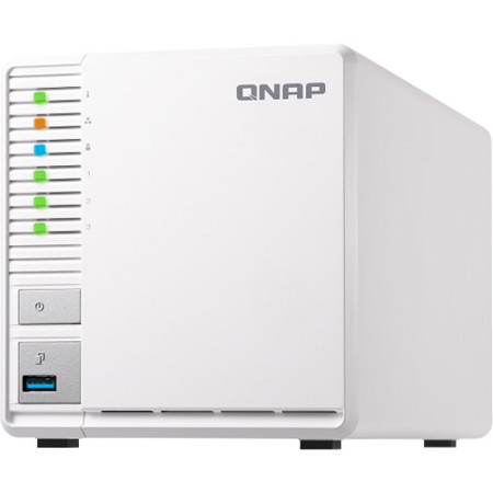 Qnap TS-328 3-Bay Personal Cloud NAS Enclosure, Quad-Core 1.4GHz, 2GB RAM