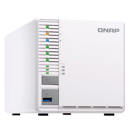 Qnap TS-332X 3-Bay 64-Bit 10GbE NAS with 3x M.2 SSD Slots, 2GB RAM