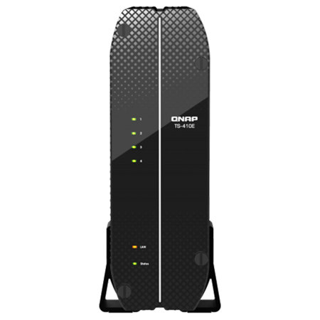 Qnap TS-410E 4-Bay 2.5GbE Professional Desktop NAS Enclosure, Fanless