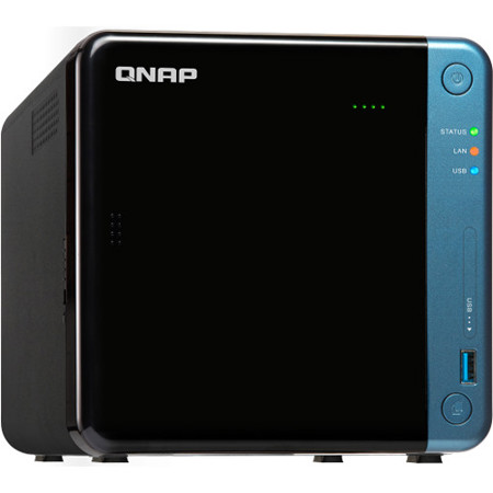 Qnap TS-453Be 4-Bay Professional NAS Enclosure, Quad-Core 1.5GHz, 4GB RAM