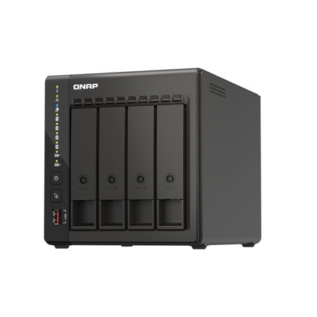 QNAP TS-453E-8G 4-Bay NAS Enclosure, Diskless
