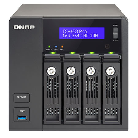 Qnap TS-453 Pro 8GB RAM 4-Bay Professional-Grade NAS