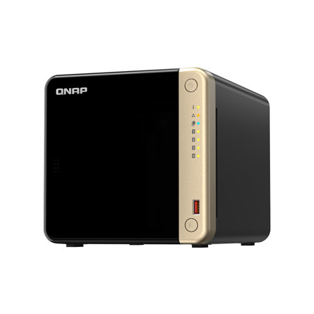 QNAP TS-464-8G 4-Bay NAS Enclosure, Diskless