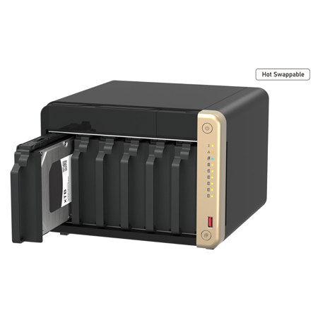 QNAP TS-664-8G 6-Bay NAS Enclosure, Diskless TS-664-8G-US - Adorama