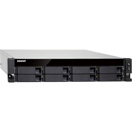 Qnap TS-853BU 2U 8-Bay NAS Enclosure/iSCSI IP-SAN, Quad-Core 1.5GHz, 4GB RAM