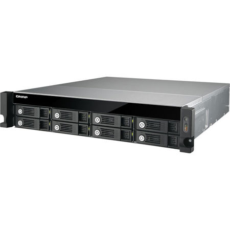 Qnap TS-853BU-RP 2U 8-Bay NAS Enclosure/iSCSI IP-SAN, 4GB RAM, Redundant PSU