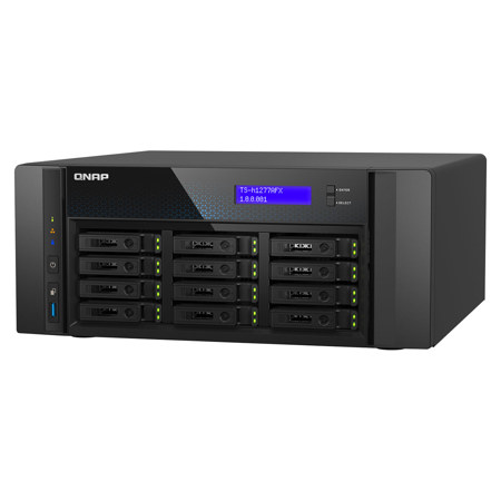 QNAP TS-h1277AFX 12-Bay Desktop NAS Enclosure, Diskless