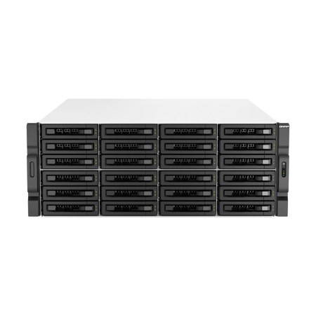 QNAP TS-h3087XU-RP 30-Bay 4U Rackmount ZFS NAS, Xeon E-2378, 64GB RAM, Diskless