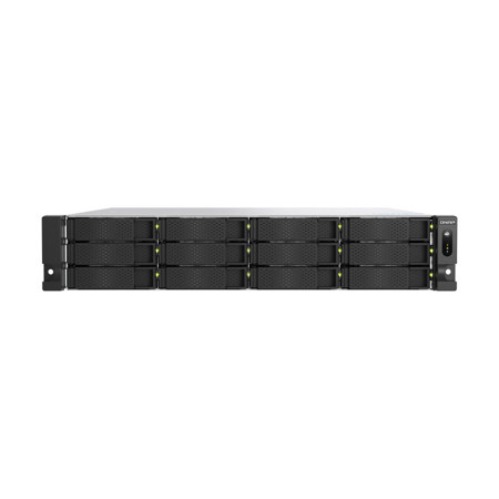 QNAP TS-h1277AXU-RP 12-Bay 2U Rackmount NAS Enclosure, R7 7000,32GB RAM,Diskless