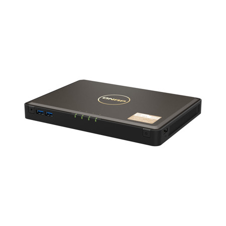 QNAP TBS-464 4-Bay All-Flash NASbook, Diskless