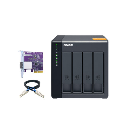 QNAP TL-D400S JBOD 4-Bay NAS Enclosure Expansion Unit, Diskless