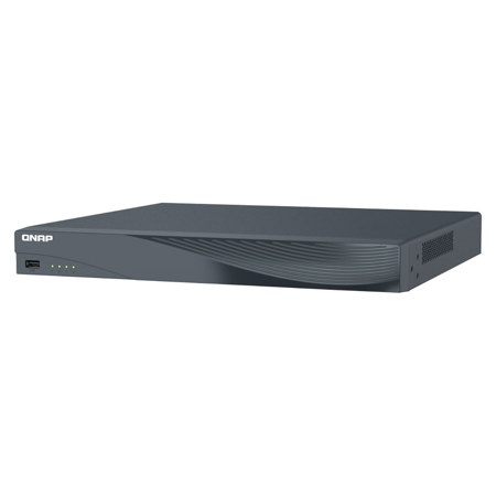 QNAP TVR-AI200 16-Channel 2-Bay 16MP PoE+ Smart NVR, Diskless