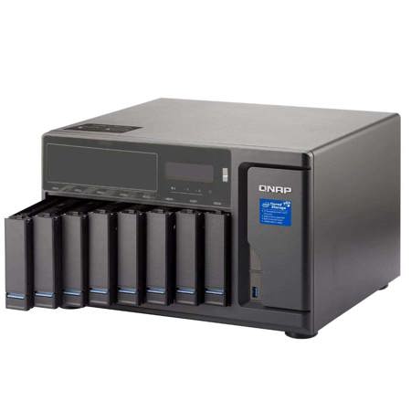 Qnap TVS-882BR 8-Bay Ultra-High Speed NAS Enclosure, i7-7700 3.6GHz, 32GB RAM