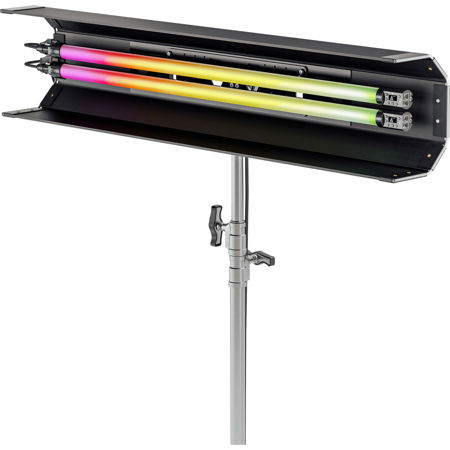 Quasar Science 4' Rainbow 2 50W Linear 2-Light Kit w/2-Bank Shell & Ossium Plate
