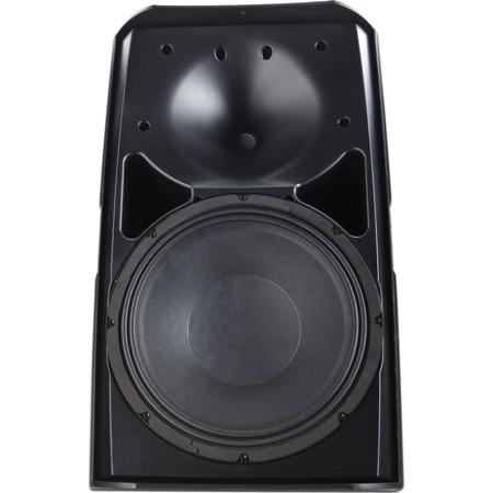 QSC AcousticDesign AD-S12 12" 2-Way Surface Mount Loudspeaker, Weather Resistant, 52Hz-20kHz Frequency Range, 8 Ohms Rated Impedance, Single, Black