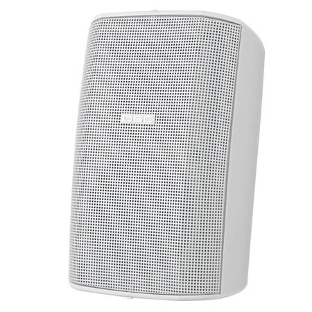 QSC AcousticDesign AD-S52 5.25" 2-Way Surface Mount Speaker, Pair, White