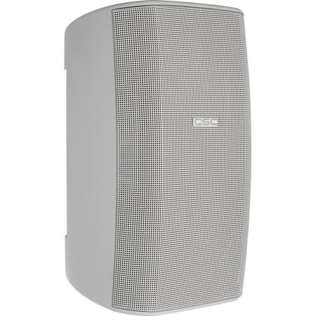QSC AD-S82 8" Surface Mount Loudspeaker with Yoke Mount, Single, White