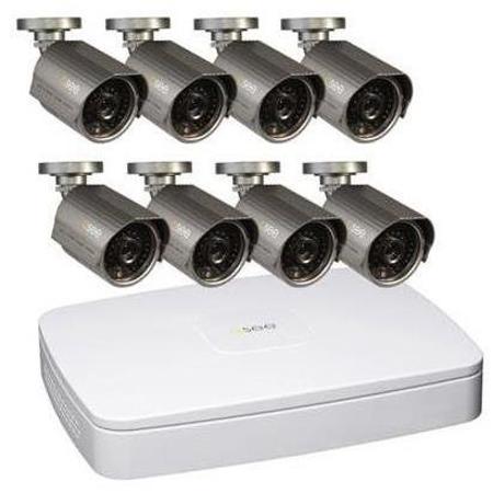 Q-See QC308-8E4-5 8CH 960H/2CIF DVR System with 500GB HDD, 8x 700TVL Cameras
