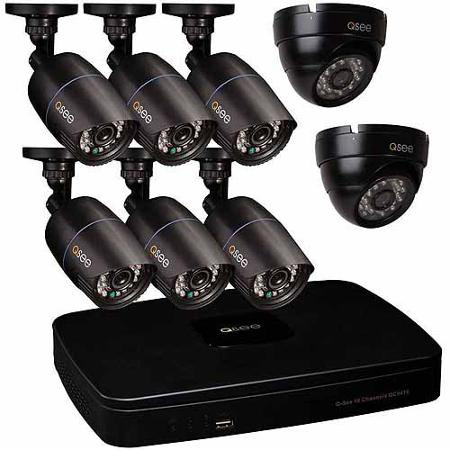 Q-See QC5416-8N2-1 16CH H.264 960H Real Time DVR with 1TB HDD, 8x 700TVL Cameras