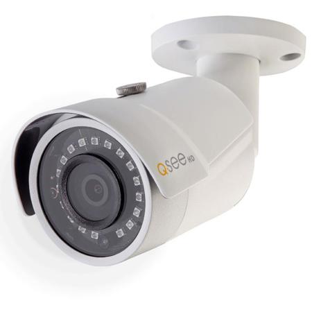 Q-See 4MP Indoor/Outdoor Day & Night IP HD Bullet Camera for QC NVRs, White