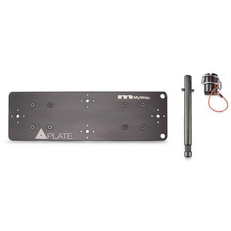 Quasar Science Double T12 QuasarPlate Holds up to Two T12 Linear LED Lamps