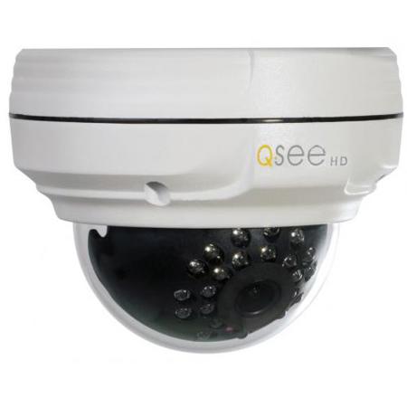 Q-See QTN8018D 1080p HD Small Indoor/Outdoor IP Dome Camera, 2MP